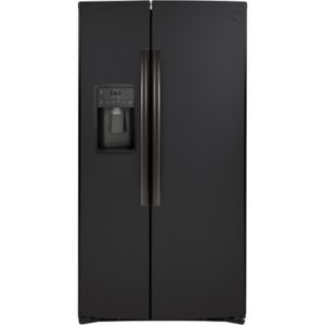 GE 21.8 Cu. Ft. Counter-Depth Side-By-Side Refrigerator|GZS22IENDS