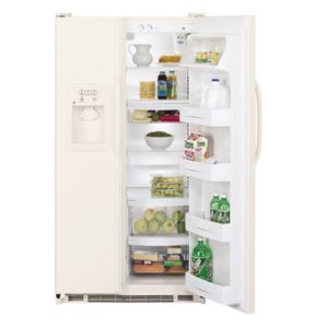 GE 21.9 Cu. Ft. Capacity Side-By-Side Refrigerator|GSS22UFPCC