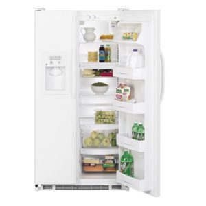 GE 21.9 Cu. Ft. Capacity Side-By-Side Refrigerator|GSS22UFPWW