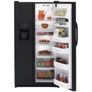GE 21.9 Cu. Ft. Capacity Side-By-Side Refrigerator|GSS22WGPBB