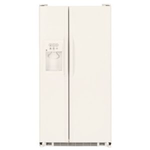 GE 21.9 Cu. Ft. Capacity Side-By-Side Refrigerator with Dispenser|GSH22VGRCC