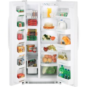 GE 21.9 Cu. Ft. Side-By-Side Refrigerator|GSS22IBTWW