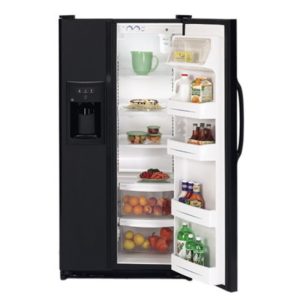 GE 22.0 Cu. Ft. Side-By-Side Refrigerator with Dispenser|GSS22IFPBB