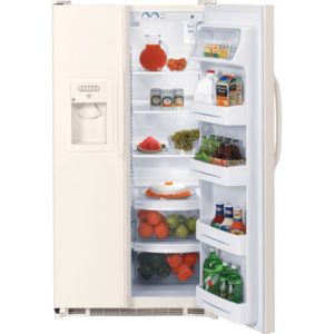 GE 22.0 Cu. Ft. Side-By-Side Refrigerator with Dispenser|GSS22IFRCC