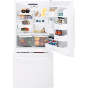 GE 22.3 Cu. Ft. Bottom-Freezer Drawer Refrigerator|GDS22KCWWW