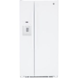 GE 23.0 Cu. Ft. Side-By-Side Refrigerator|GSS23GGPWW