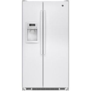 GE 24.7 Cu. Ft. Side-By-Side Refrigerator|GSS25ETHWW