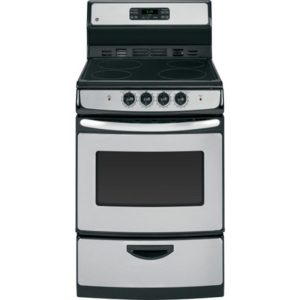 GE 24 Self Clean Free-Standing Electric Range|JA624RNSS