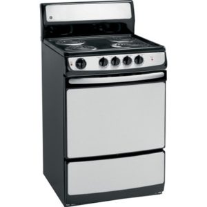 GE 24 Standard Clean Free-Standing Electric Range|JAS02SNSS