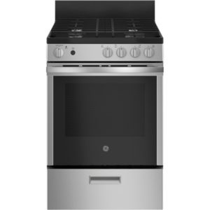 GE 24  Steam Clean Free-Standing/Slide-in Gas Range|JGAS640RMSS