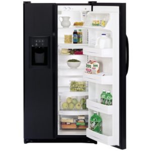 GE 25.0 Cu. Ft. Capacity Side-By-Side Refrigerator|GSS25UFPBB