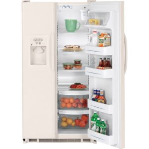 GE 25.0 Cu. Ft. Side-By-Side Refrigerator with Dispenser|GSH25JFRCC