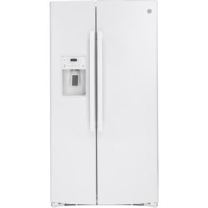 GE 25.1 Cu. Ft. Side-By-Side Refrigerator|GSS25IGNWW