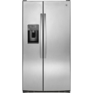 GE 25.3 Cu. Ft. Side-By-Side Refrigerator|GSS25LSLSS