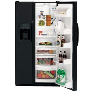 GE 25.4 Cu. Ft. Side-By-Side Refrigerator|GSS25LGMBB