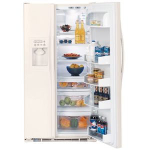 GE 25.4 Cu. Ft. Side-By-Side Refrigerator with Dispenser|ESF25LGRCC