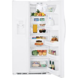 GE 25.4 Cu. Ft. Side-By-Side Refrigerator with Dispenser|ESS25XGSWW