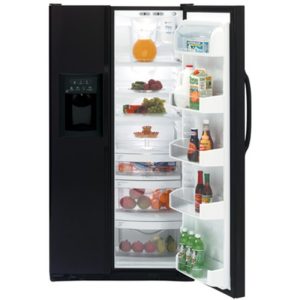GE 25.4 Cu. Ft. Side-By-Side Refrigerator with Dispenser|GSF25XGRBB