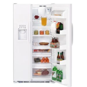 GE 26.7 Cu. Ft. Side-By-Side Refrigerator|GSS27RGMWW