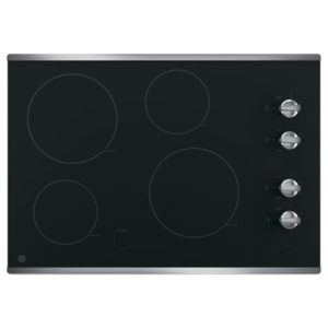 GE 30 Built-In Knob Control Electric Cooktop|JP3030SJSS