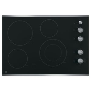 GE 30 Built-In Knob Control Electric Cooktop|JP3530SJSS