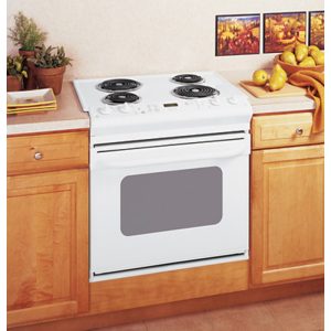 GE 30 Drop-In Electric Range with Standard Clean Oven|JDS28WKWW