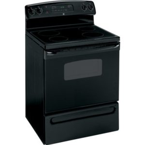 GE 30 Free-Standing CleanDesign Electric Range|JBP62DMBB