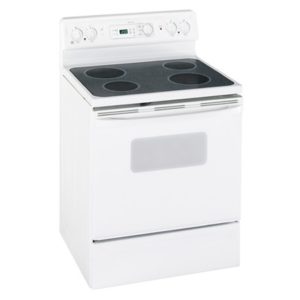 GE 30 Free-Standing CleanDesign Electric Range|JBP64WBWW