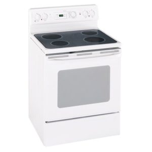 GE 30 Free-Standing CleanDesign Electric Range|JBP68WDWW