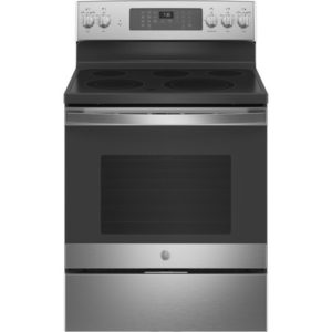 GE 30 Free-Standing Electric Convection Range with No Preheat Air Fry|JB735SPSS