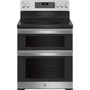 GE 30 Free-Standing Electric Double Oven Convection Range|JBS86SPSS