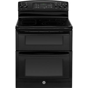 GE 30 Free-Standing Electric Double Oven Range with Convection|JB870DFBB