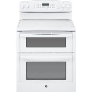 GE 30 Free-Standing Electric Double Oven Range with Convection|JB870TFWW