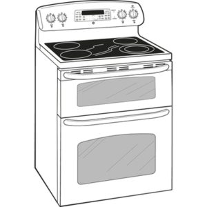GE 30 Free-Standing Electric Dual Cavity Range|JB850DPWW