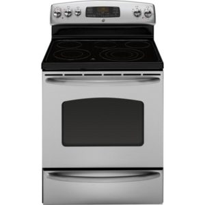 GE 30 Free-Standing Electric Range with Warming Drawer|JB705STSS