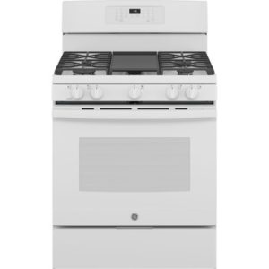 GE 30 Free-Standing Gas Convection Range with No Preheat Air Fry|JGB735DPWW