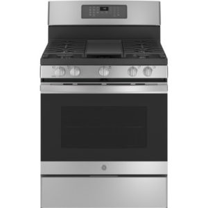 GE 30 Free-Standing Gas Convection Range with No Preheat Air Fry|JGB735SPSS
