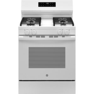 GE 30 Free-Standing Gas Range|GGF400PVWW
