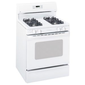 GE 30 Free-Standing Gas Range|JGBP35DEDWW
