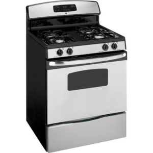 GE 30 Free-Standing Gas Range|JGBS18SERSS