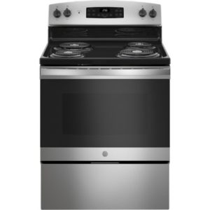 GE 30 Free-Standing Self-Clean Electric Range|JB256RMSS