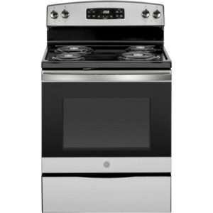 GE 30 Free-Standing Self-Clean Electric Range|JB258RMSS