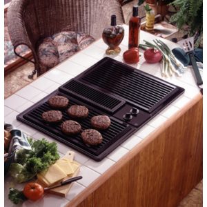 GE 30 Patio Grill with Downdraft Venting System|JP380BVBB