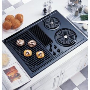 GE 30 Select-Top Modular Downdraft Cooktop|JP385BDBB