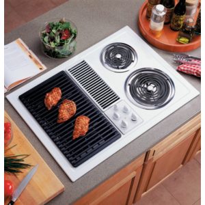 GE 30 Select-Top Modular Downdraft Cooktop|JP385WDWW