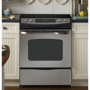 GE 30 Slide-In CleanDesign Electric Range|JSP46SPSS