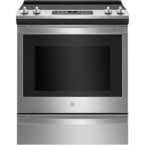GE 30 Slide-In Electric Convection Range with No Preheat Air Fry|JS760SPSS