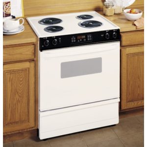 GE 30 Slide-In Electric Range with Self-Cleaning Oven|JSP26BDWH