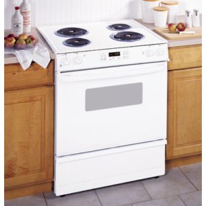 GE 30 Slide-In Electric Range with Self-Cleaning Oven|JSP34WDWW