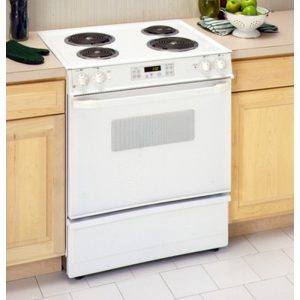 GE 30 Slide-In Electric Range with Self-Cleaning Oven|JSP34WWWW